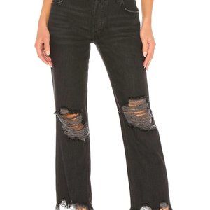 FREE PEOPLE maggie mid rise straight jean (sz31)